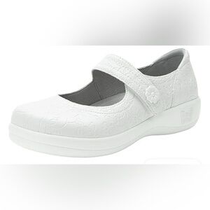 Alegria Kourtney Shoes Embloom White 7